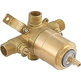 PROFLO PF4001 4001 Series Pressure Balanced Tub and Shower Faucet Valve with Stops 1/2" MIP and SWT - N/A