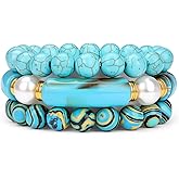 Pendlixy Tube Bangle Bracelets for Women Men 10MM Natural Crystal Healing Bracelet Inspirational Gifts for Women Men