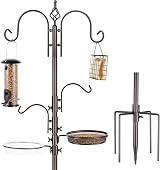 Urban Deco Bird Feeding Station Kit with Metal Suet Feeder and Water Bowl