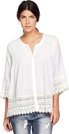 amazon white blouse plus size