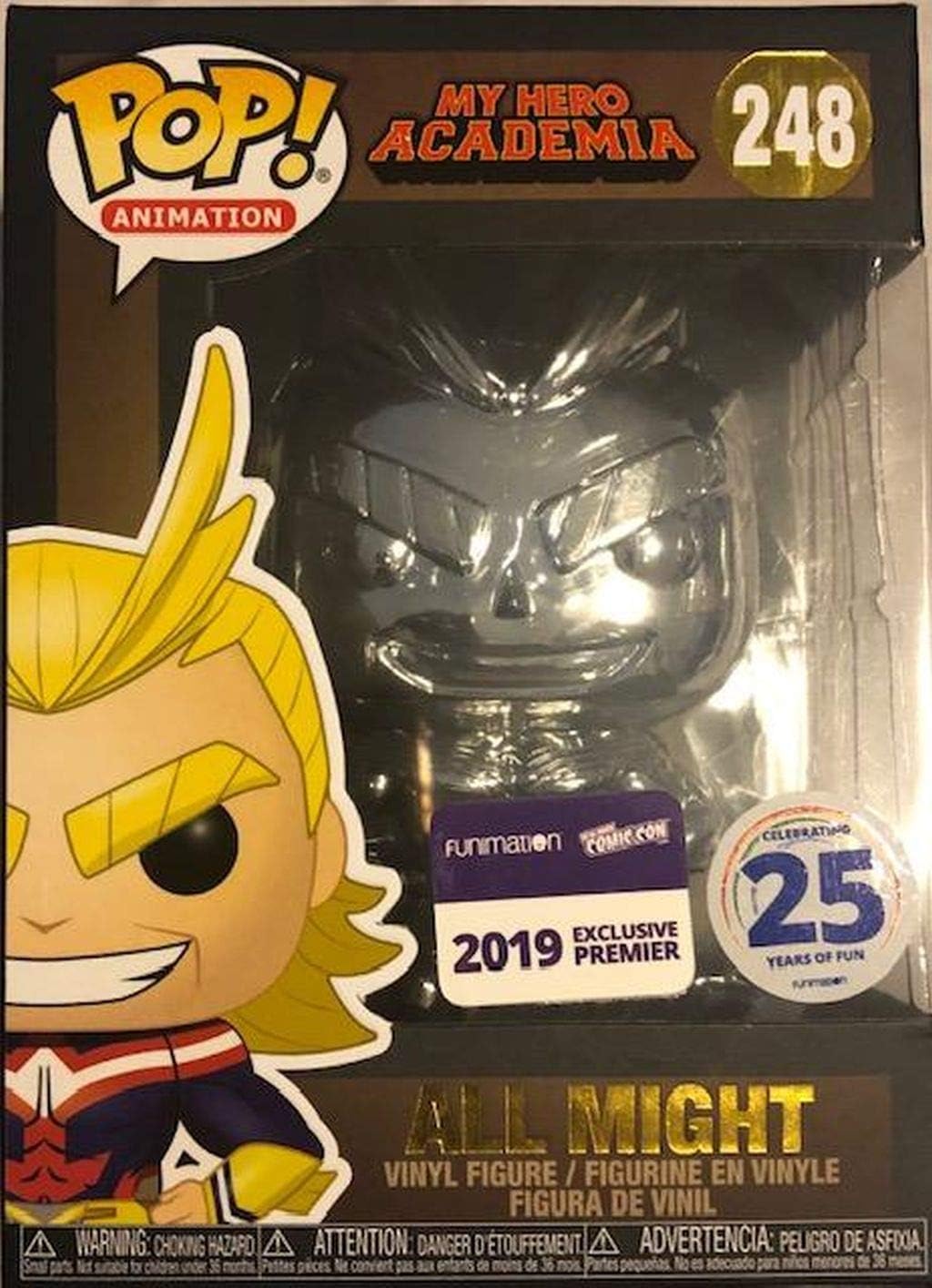 chrome all might funko pop