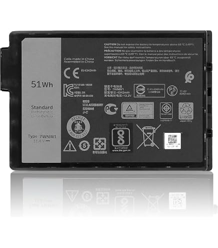 Amazon.com: OUWEE 7WNW1 Laptop Battery Replacement for Dell