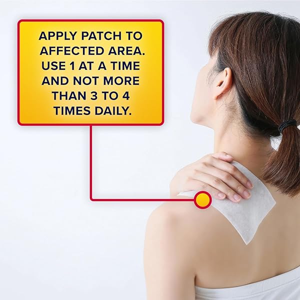 ASPERCREME MAX STRENGTH LIDOCAINE PAIN RELIEF PATCH (5 COUNT) FOR BACK PAIN, ODOR FREE PAIN PATCHES