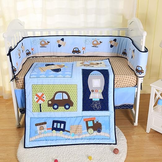 train nursery bedding
