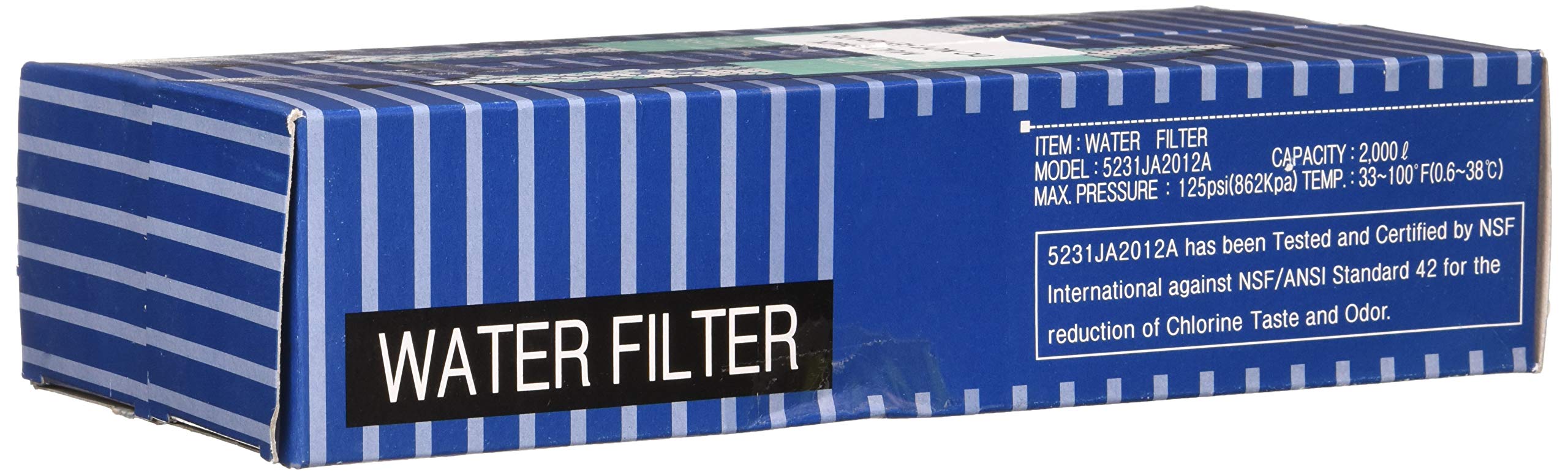 2 x Genuine LG BL9808 EF9603 5231JA2012A 5231JA2012B External WATER FILTER