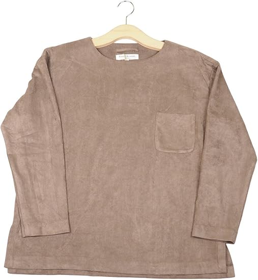 Amazon Grandjunction シャツ メンズ 長袖 スウェード オーバーサイズ Tシャツ リラックス Pfy518 Tシャツ カットソー 通販