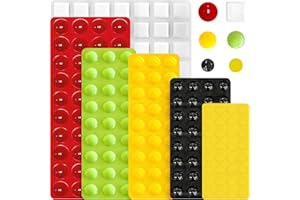 TOP LIFE Adhesive Relief Dots 225 Pieces – Avoid Confusion, Errors and Frustration – High-Visibility Tactile Stickers for Blind, Visually Impaired, Seniors – Bright Colors, Mixed Shapes