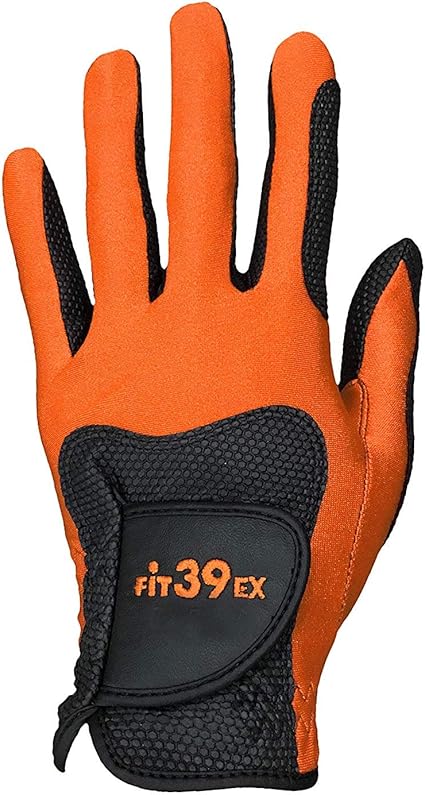 orange golf glove