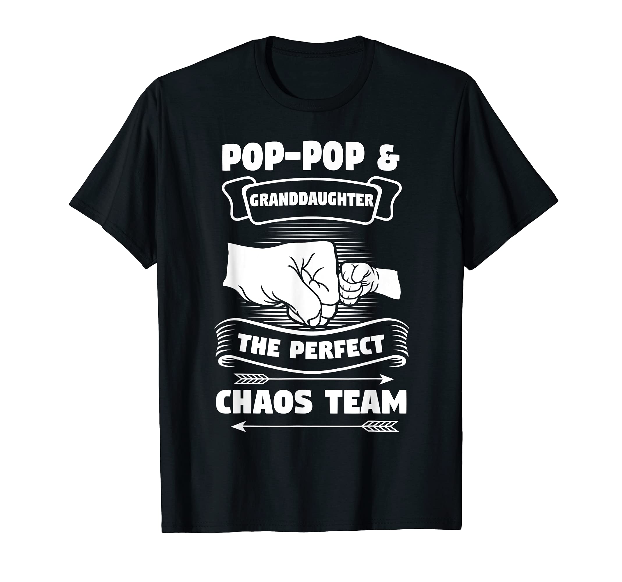 Pop-Pop & Granddaughter perfect chaos team Grandpa T-Shirt
