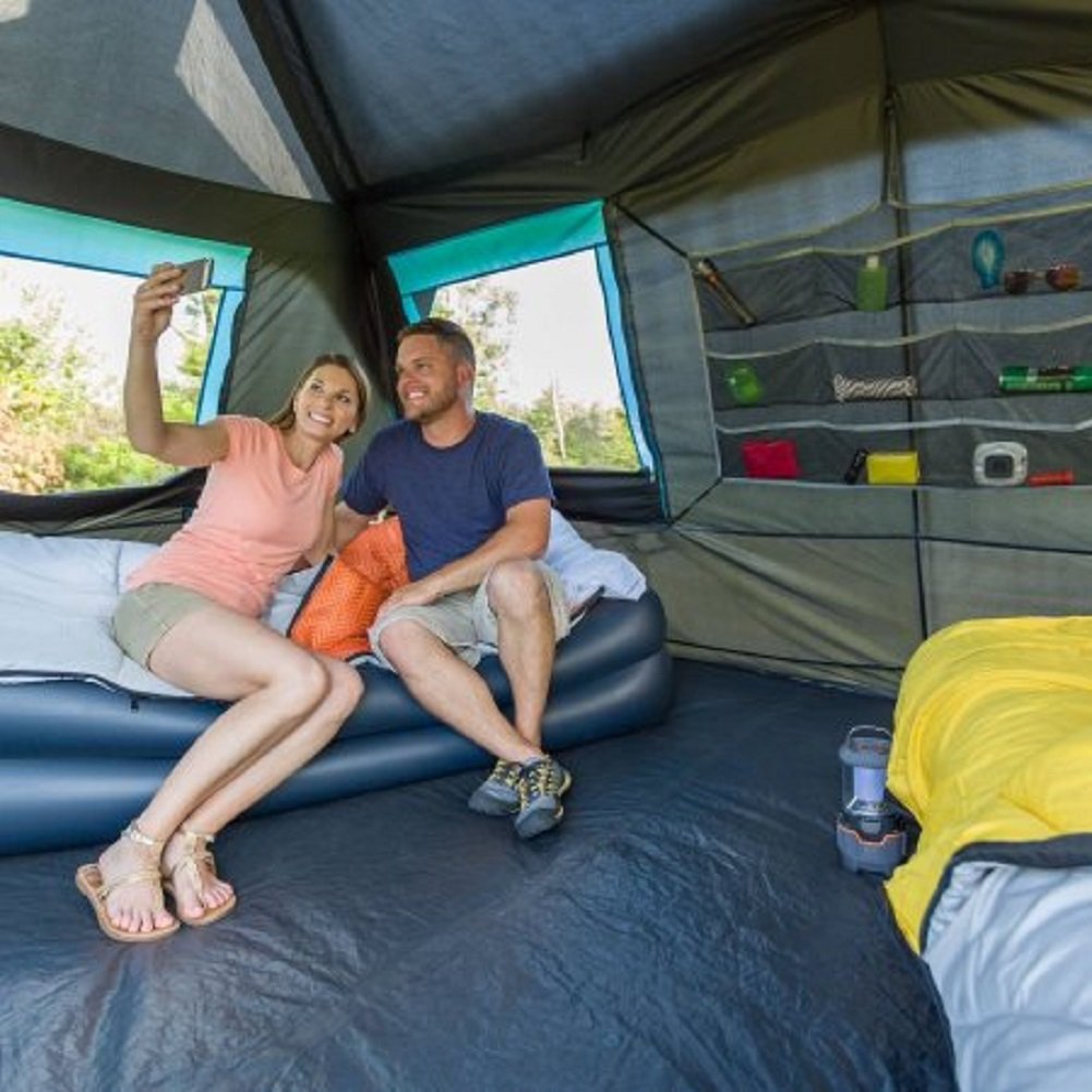 Ozark Trail 10 Person Dark Rest Instant Cabin Tent Buy Online In