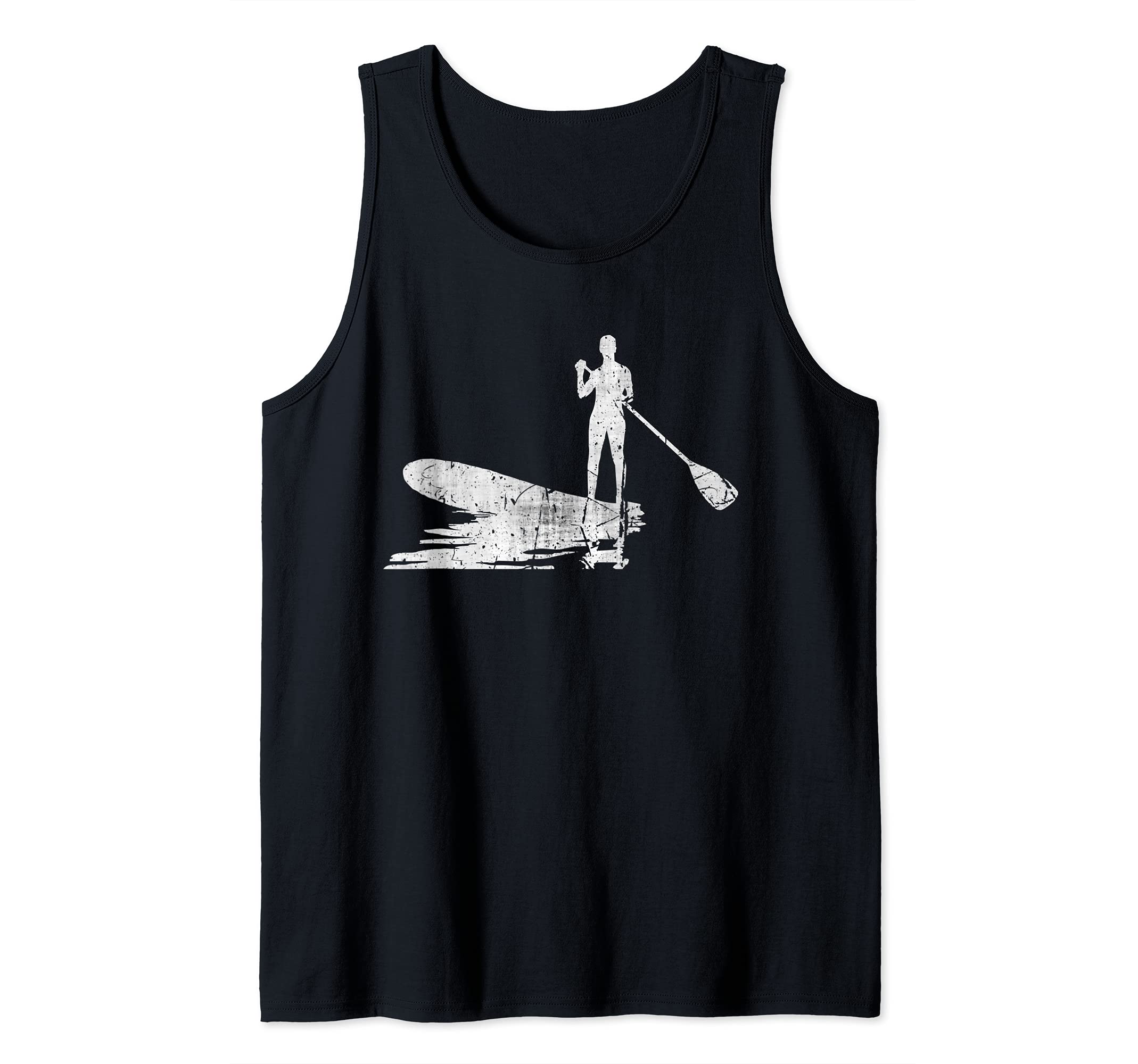 STAND UP PADDLE, PADDLING, SUP, PADDLEBOARDING, AT NIGHT Tank Top