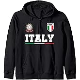 Italy Gift Flag Italy Vintage Italia Italiano Italian Zip Hoodie
