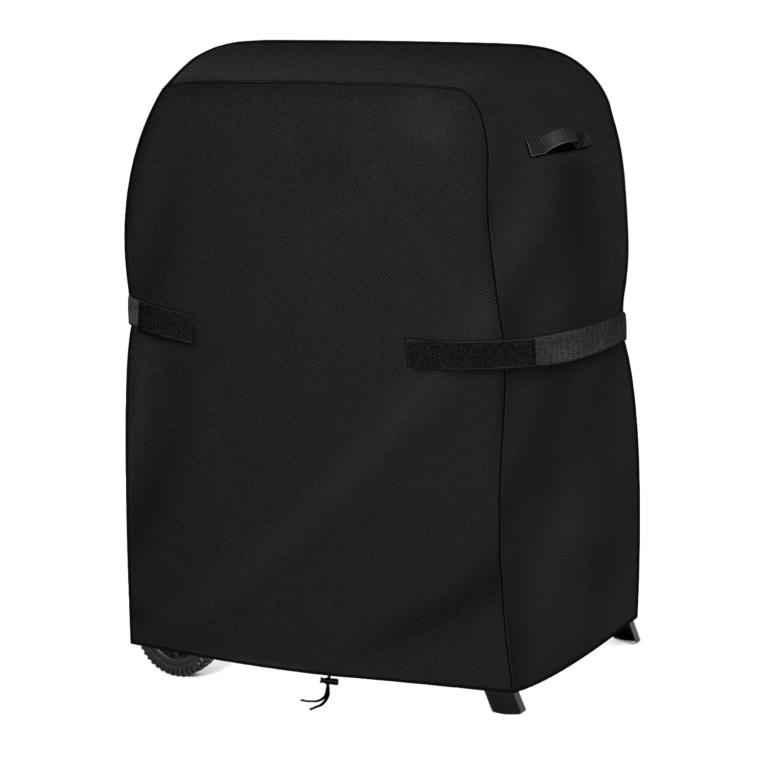 Dokon Premium Barbecue Covers Waterproof Heavy Duty Oxford Fabric Gas BBQ Cover Windproof Anti-UV Large Outdoor Barbeque Grill Cover fits Weber, Char Broil, Outback & More (76x66x109cm) - Black