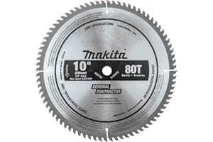 Makita D-65470 10" C.T. Circular Saw Blade 80T 5/8" for Wood