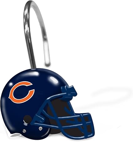 Amazon Com Nfl Chicago Bears Shower Curtain Hooks Rings Set Of
