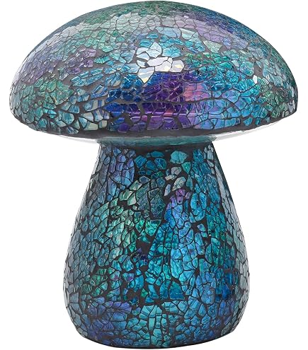 Bosmere W133 Zauberpilz Keramik-Deko – Violett, 15,2 Cm, Für Garten & Balkon
