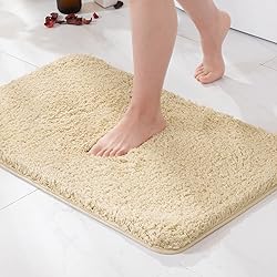 MIULEE Non Slip Bathroom Rug Bath Mats for