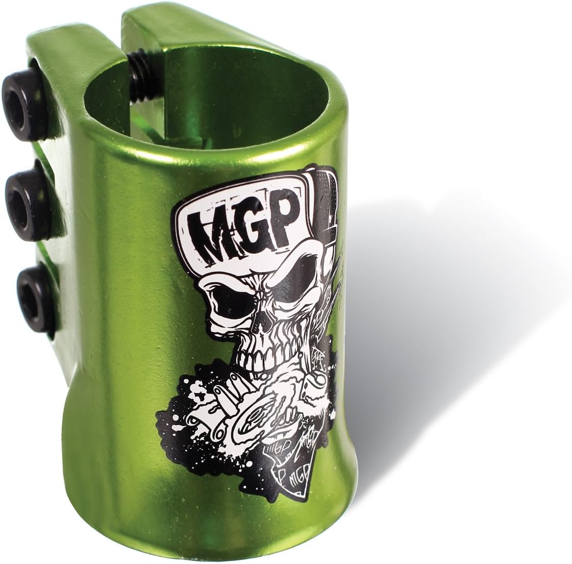 Madd Gear Skull Oversize Triple Clamp with Water Decal