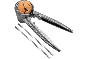 Anwenk Nutcracker Pecan Nut Cracker Walnut Cracker with Non-slip Handle