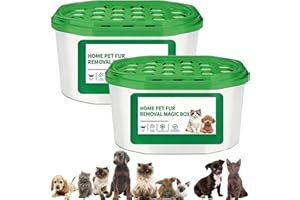 Home Pet Hair & Odor Removal Magics Box | 2x400ml Dust Removal Magics Box | 360° All-Aroundcoverage Pet Hair Removals Boxes |