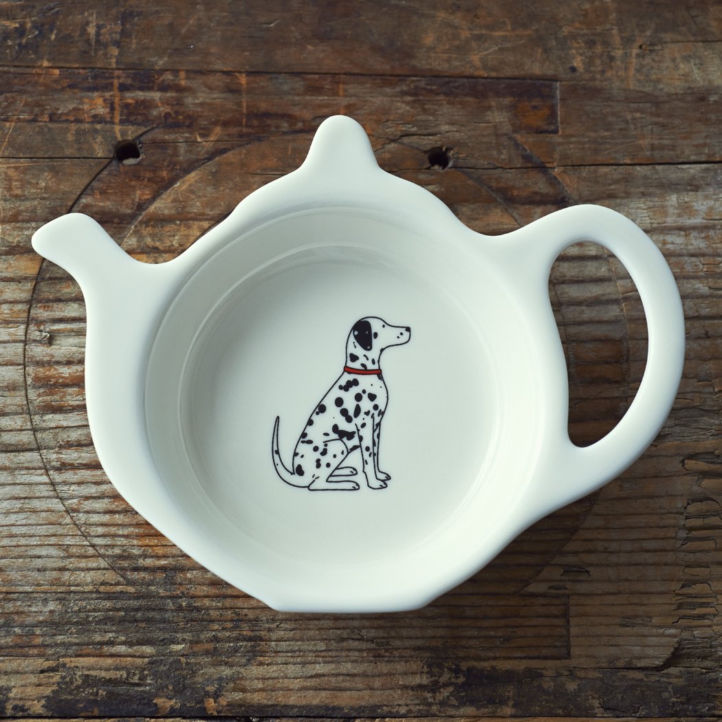 Sweet William Dalmatian Teabag Dish