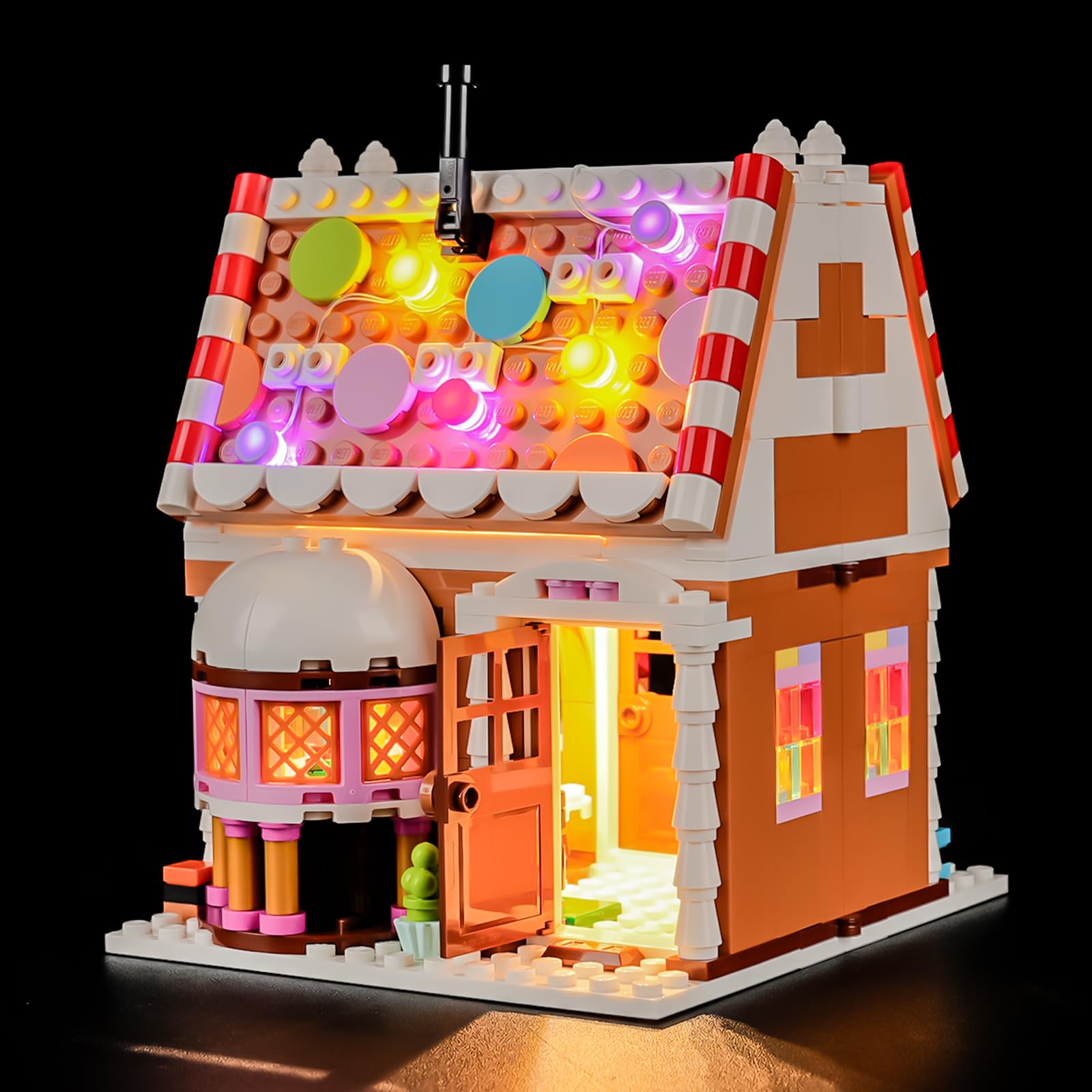 YEABRICKS LED Light for Lego-40809 Christmas Festive Gingerbread House Building Blocks Model (Building Set NOT Included)
