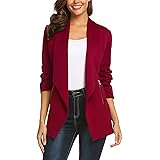 red boyfriend blazer