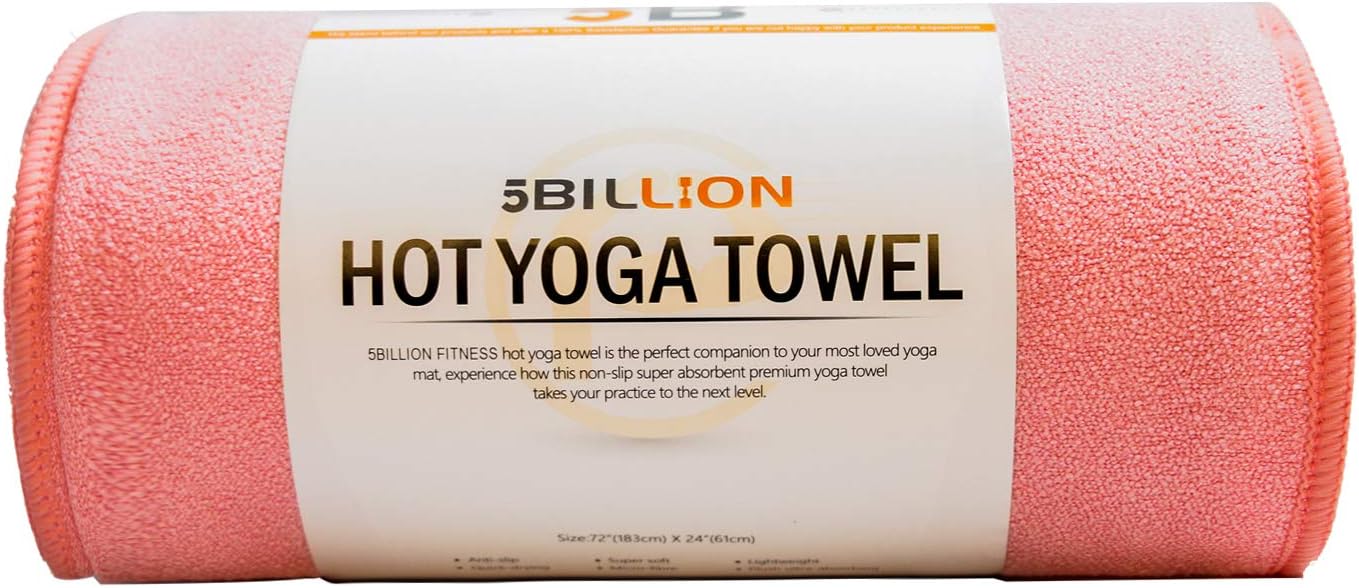 5BILLION Microfibra Toalla de Yoga - 183cm x 61cm - Hot Toalla de ...