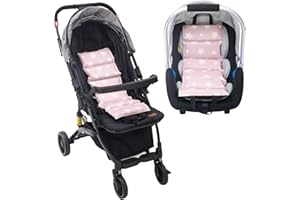 THE KENKYO Car Seat Cooling Pad, Baby Car Seat Cooler, Ice Pack for Infant Car Seat Cooling Cushion, Ice Cooler Mat for Hot Weather Day, Summer Car Seat Cover Ice Cushion, NOT Included: ICE Blocks (Pink)