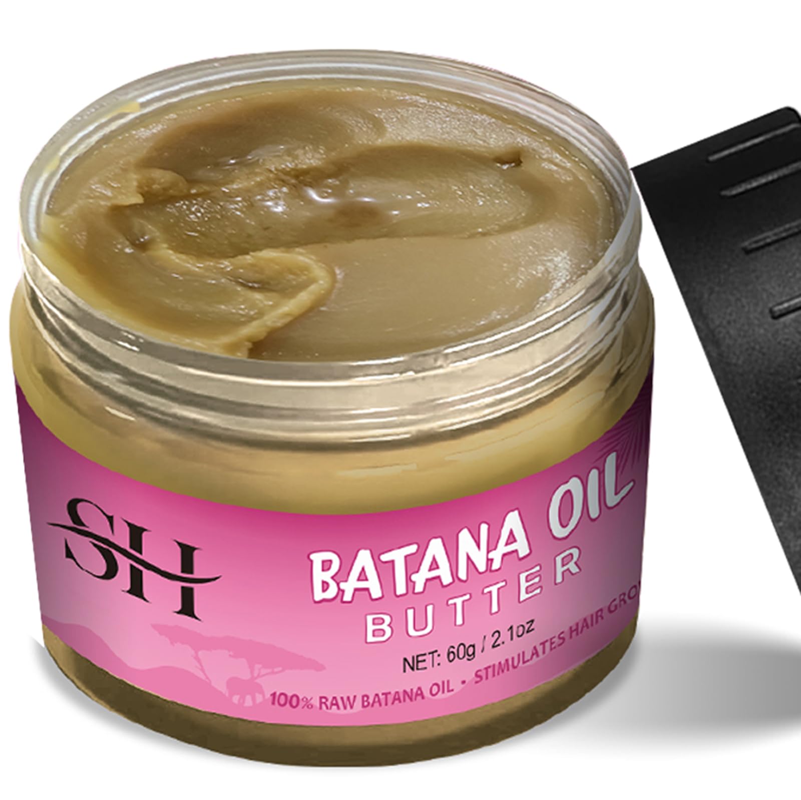 gowwim Batana Oil Pure,100% Batana Oil for Hair Growth Dr Sebi,Veganic Natural Hair Growth Oil Repair Damaged Hair,Effective Against Hair Loss,Promote Hair Regrowth,60g,2.1Oz