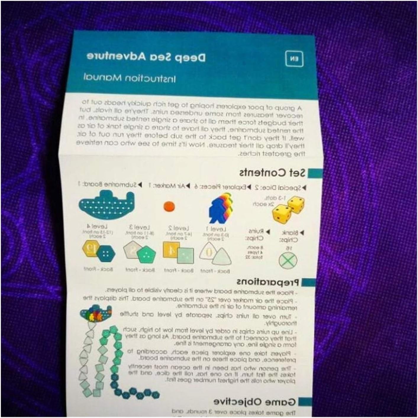 Lexing Deep Sea Adventure Board Game Toy Puzzle Boxes Brain Teasers One Acleaning Com