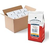 Cameron's Coffee Roasted Ground Coffee Bag, Flavored, Sea Salt Caramel, 12 Ounce, Pack of 6