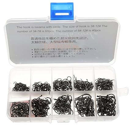 assorted fishing hooks