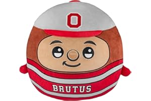 THE SLEEP SQUAD Sleep Squad Ohio State Buckeyes Brutus 12" Kiri Cloud Plushie - Official Collegiate Plush