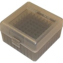 Lot de 2 boîte de rangement 50 munitions longueur max 8 cm, diametre