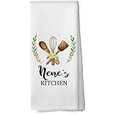 shiviody Nene Gifts Kitchen Towels - Gifts for Grandma Nene Dish Towels, Rustic Grandma Mothers Day Birthday Decorative Absorbent Dishcloths Hand Towel for Kitchen Decor 16x24 Inches