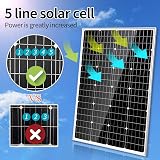 Giosolar 220W Wind Solar Hybrid Kit 100W Turbine 120W Panel Controller Cables view 3