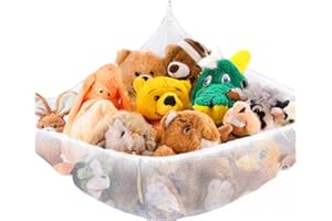 Stuffed Animal Hammock - Toy Hammock for Plushies Storage Net & Corner Organizer (1 Pack)