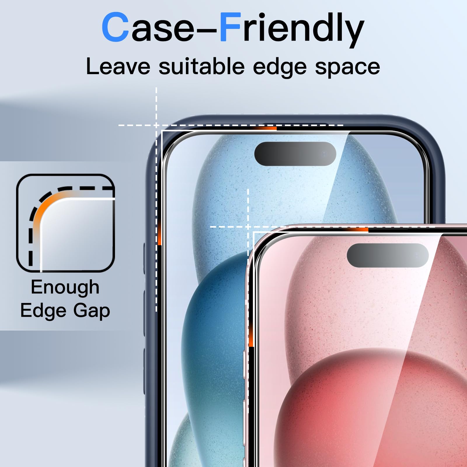 360° Privacy Screen Protector for iPhone 15 / 15 Plus / 15 Pro / 15 Pro Max