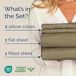 King Size 4 Piece Sheet Set - Comfy Breathable