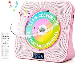 Desktop CD Player with Speakers, ROADOM Bluetooth