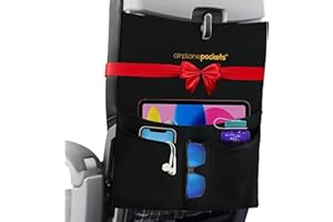 Airplane Pockets - Airplane Accessories - Plane Travel Essentials - Travel Organizer - Seat Storage Organizer - Air Travel Essentials - Seatback Organizer - International Travel Accessories Must-Haves
