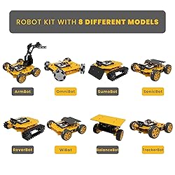 REX Evolution 8in1 Robotics Kit: Coding Robot