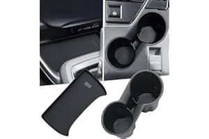 KATORN Cup Holder Insert & Wireless Charging Protective Mats for Subaru Crosstrek 2025 2024, Center Console Interior Accessor