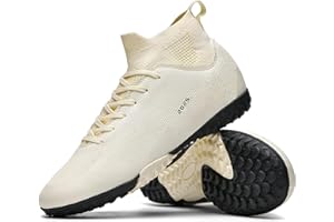 TOPSFEBA Soccer Cleats for Mens Womens Indoor Soccer Shoes Unisex Baseball Turf Shoes Youth Rugby Shoes Adult AG FG TF Football Boots Wide Training Sneaker