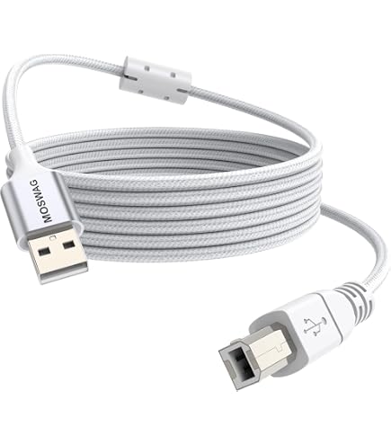 Cavo USB 2.0 Goobay Tipo A Maschio – B Maschio, Varie Lunghezze (25cm, 1m, 1.8m, 3m, 5m) Per Stampanti HP Canon Brother