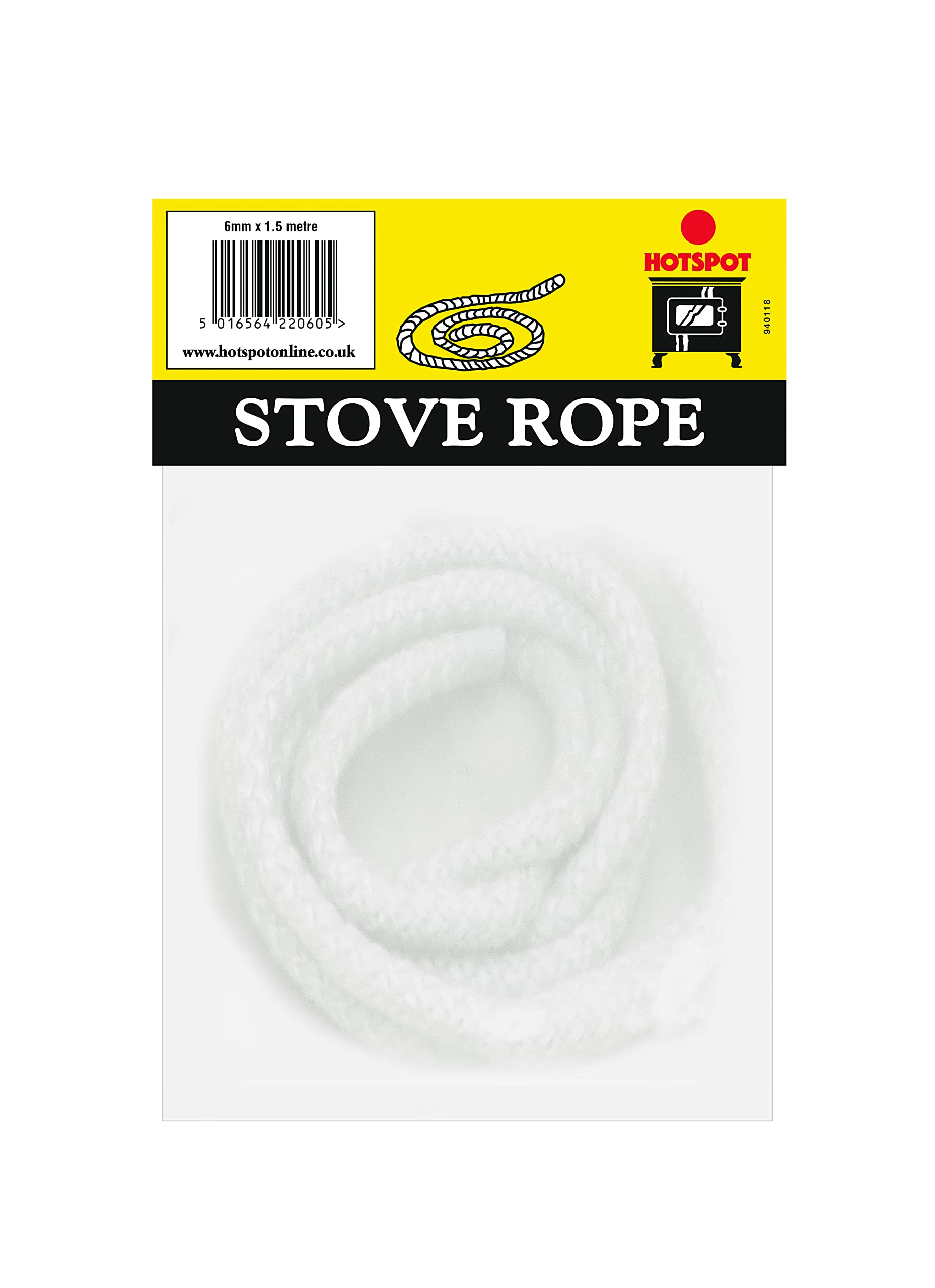 Hotspot Stove Rope 6mm x 25m Roll — image 1