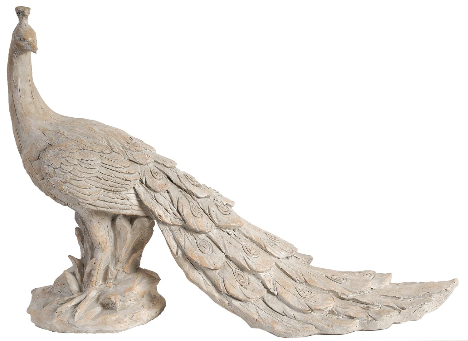 Large Peacock Statue 30"x11"x22" Amazon.co.uk Kitchen & Home