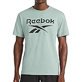 Reebok Mens Core Short Sleeve Crewneck T-Shirt, Standard Fit, Lightweight Cotton-Poly Jersey Fabric