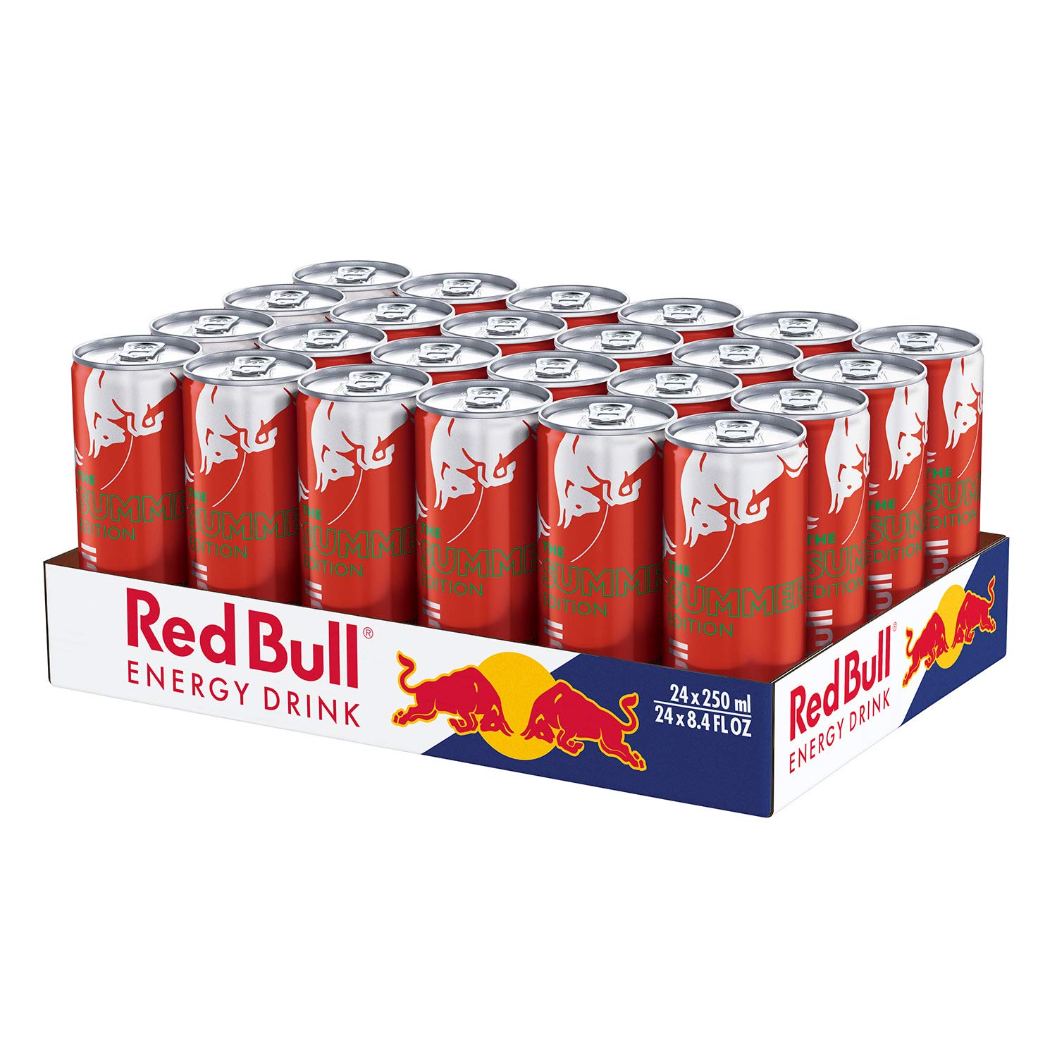 red bull energy drink summer edition wassermelone 24 x 250 ml ohne pfand dosen getrank 24er palette amazon de grocery